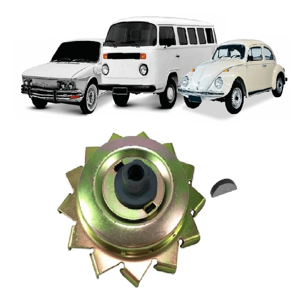 Polia Do Alternador Chaveta Kombi Fusca Brasilia Variant 1300 1500 1600
