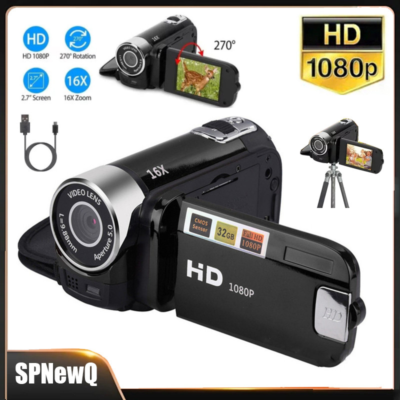 Câmera De Vídeo 270 ° De Rotação 16x Filmadora Com Zoom Digital  Vlogging Câmera Full Hd 1080p Câmera Digital em Oferta na Shopee