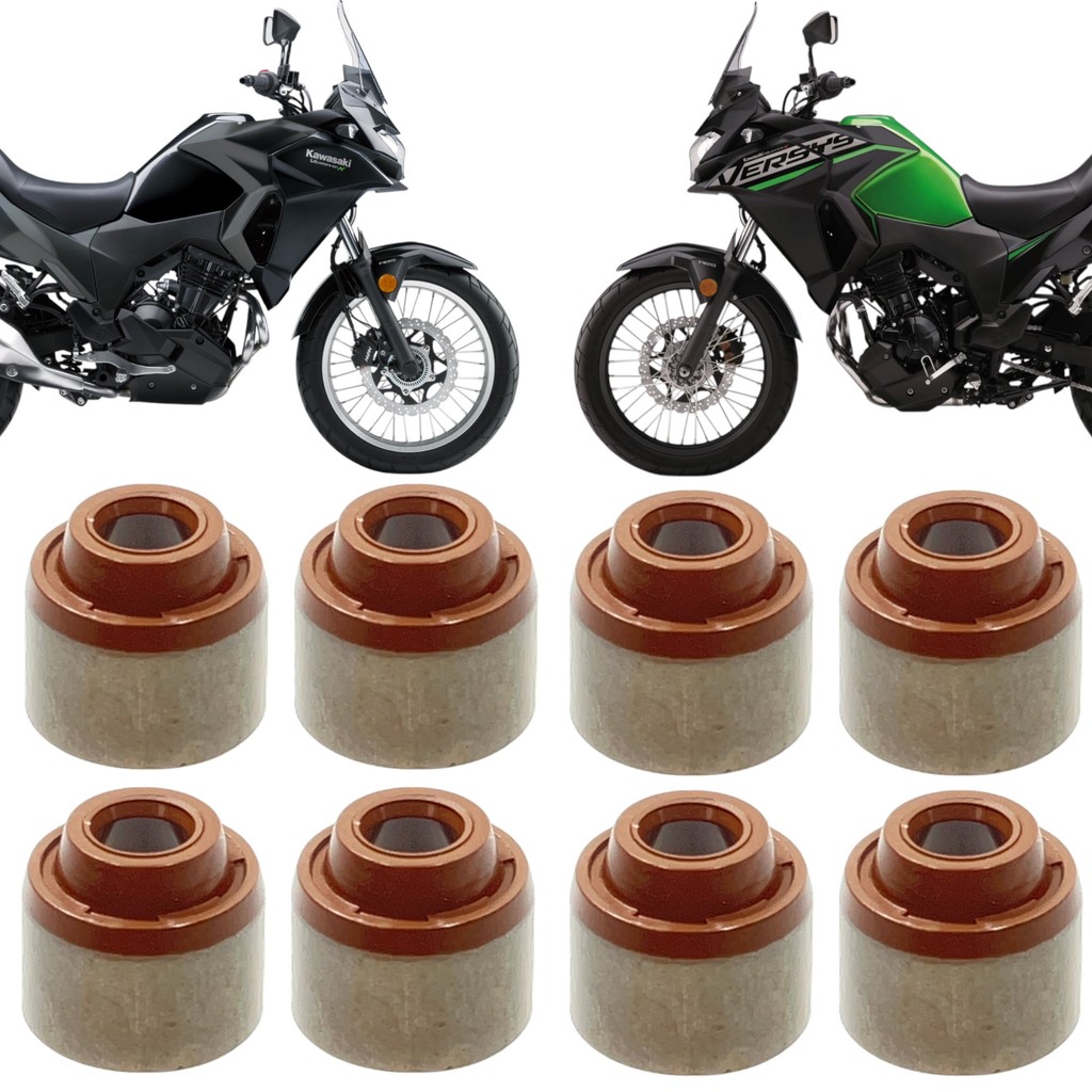 KIT RETENTORES DA HASTE DE VALVULAS KAWASAKI VERSYS-X / TOURER 300 2017 A 2025