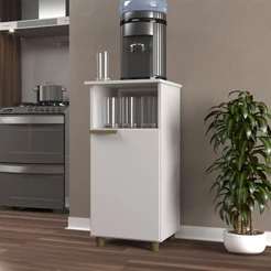 Armário de Cozinha para Bebedouro 1 Porta Branco - Jcarvalho