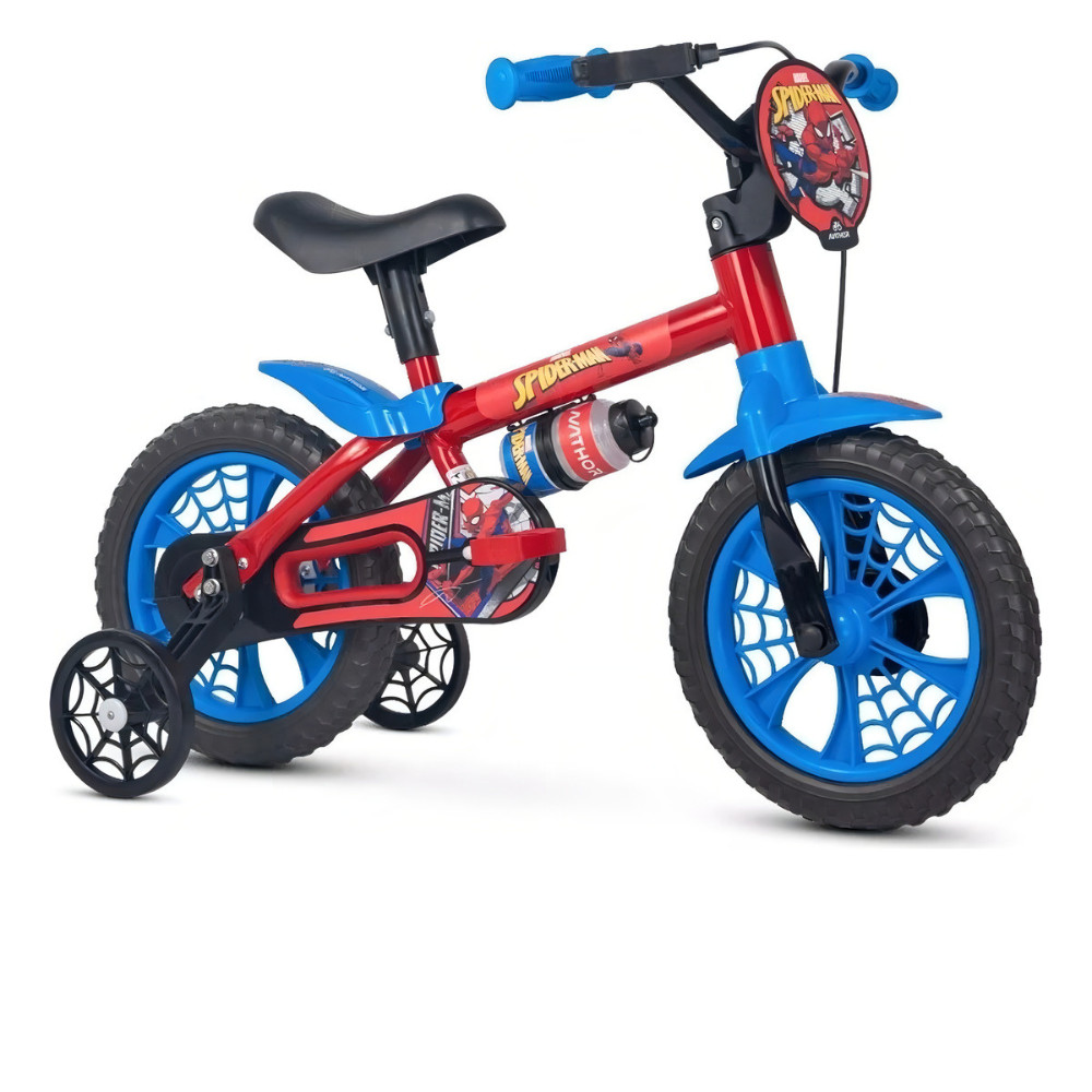 Bicicleta De Passeio Infantil Spider Man Homem Aranha Aro 12