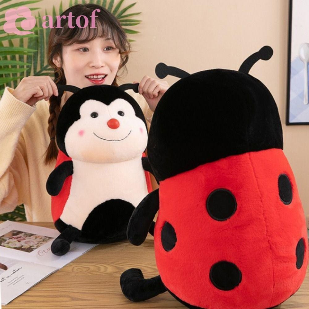 ARTOF Ladybird Boneca De Pelúcia , De Inseto Coccinellidae Animal , Novelty Rouge Cartoon 3D Simulação De Olhos Recheado