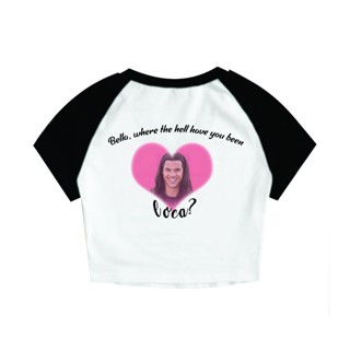 Cropped Raglan blogueira crepusculo jacob Bella, where the hell have you been loca? curta em Oferta na Shopee