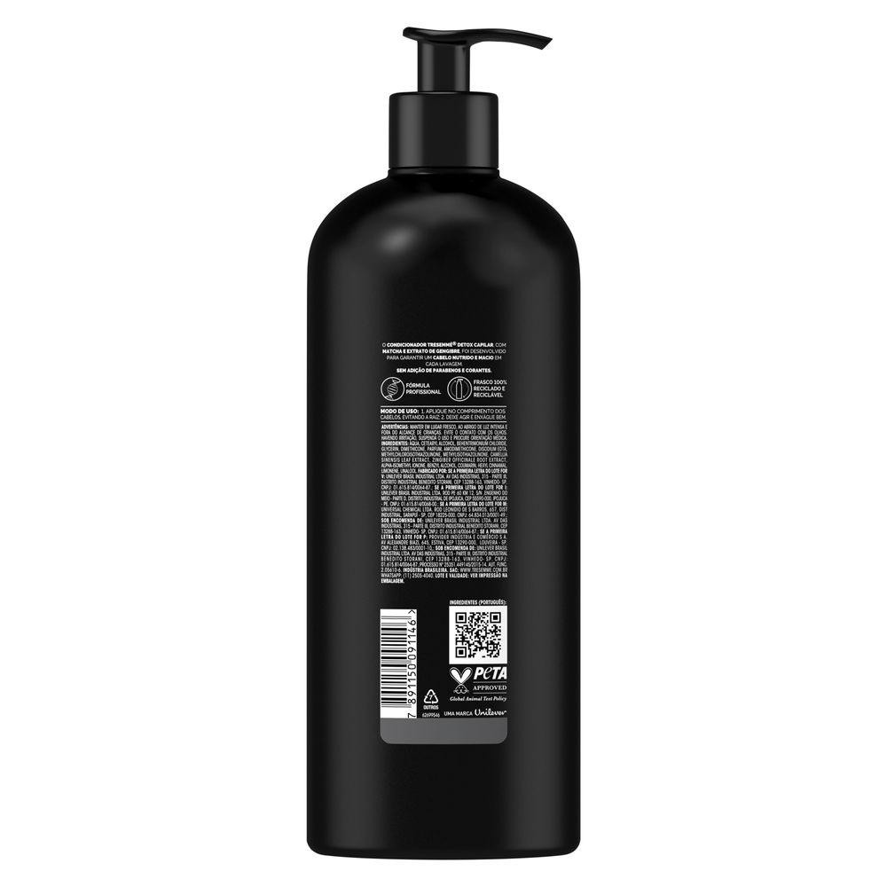 Detalhes do Condicionador Tresemmé Detox Capilar 650ml