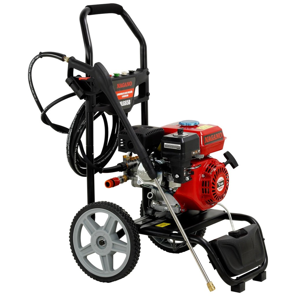 Lavadora de Alta Pressão a Gasolina 7hp Partida Manual 3400rpm 3000psi Motor Axial em Oferta na Shopee