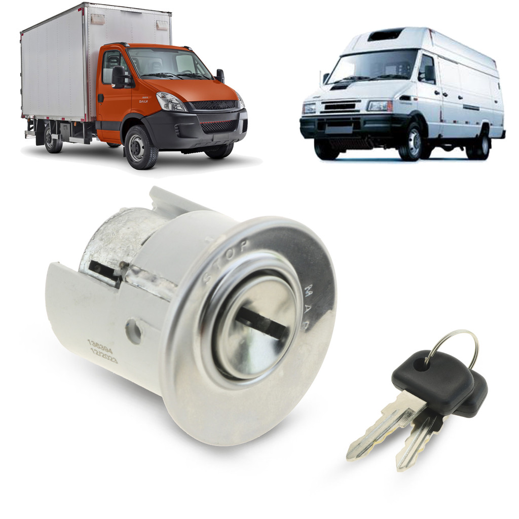 Cilindro de Ignição Partida Com Chave Iveco Daily 2000 2001 2002 2003 2004 2005 2006 2007 2008 2009 2010 2011