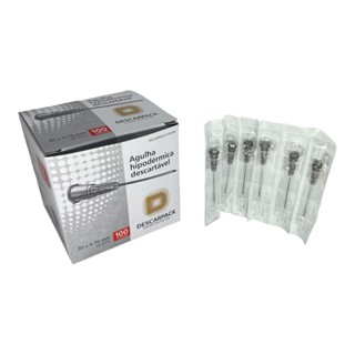 Agulha Hipodérmica 30x70 Caixa c/100 Descarpack em Oferta na Shopee