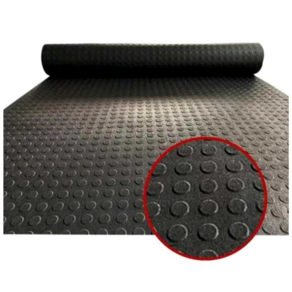 Piso Moeda anti derrapante - 3mm - rolo com 13 metros comprimento e largura 1 mtr