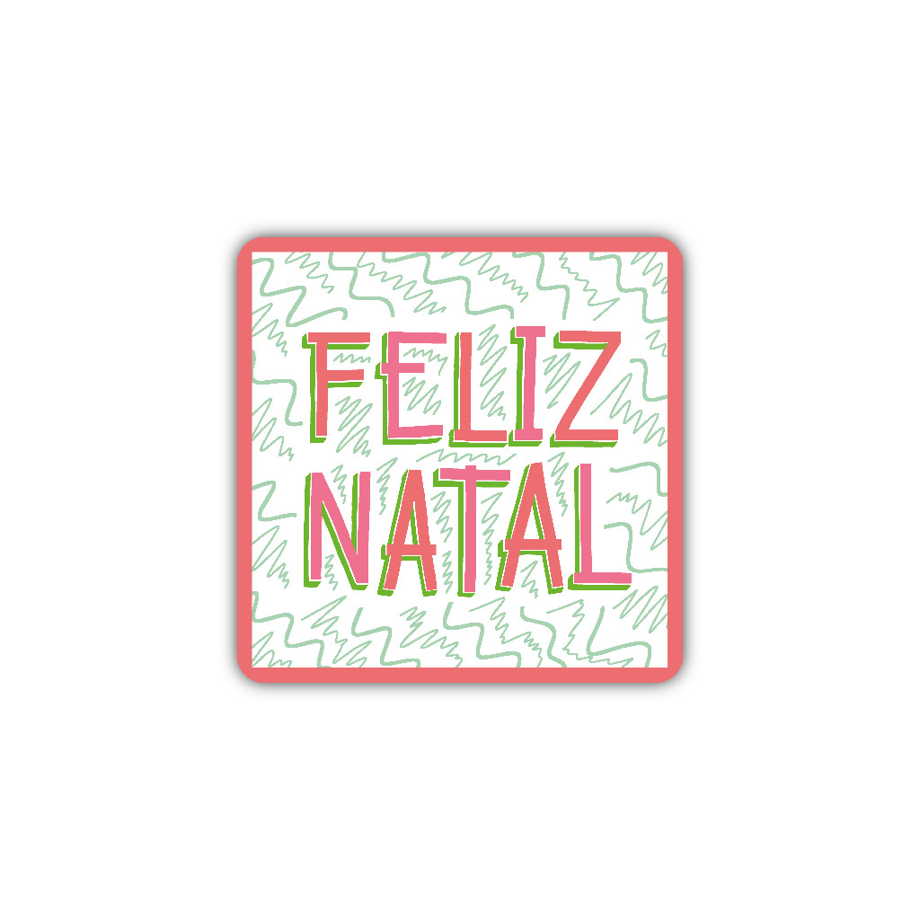 Placa Decorativa Feliz Natal - Decoração Natal
