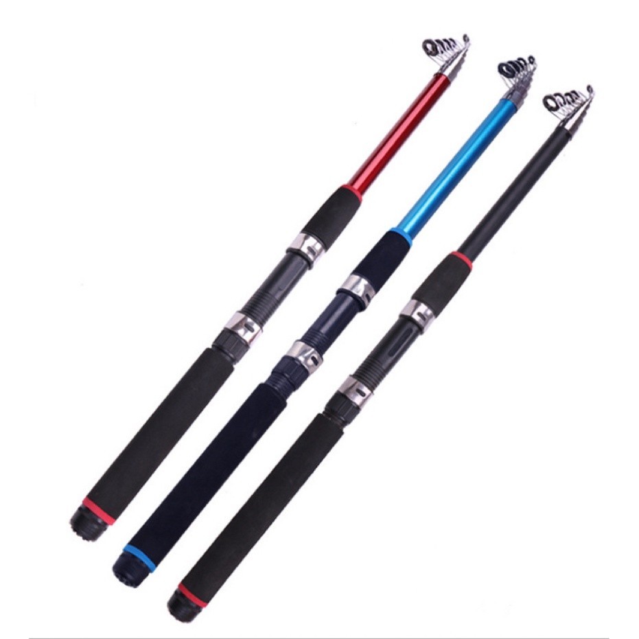 1  Vara de Pesca de Fibra de Vidro Telescópica em Oferta na Shopee