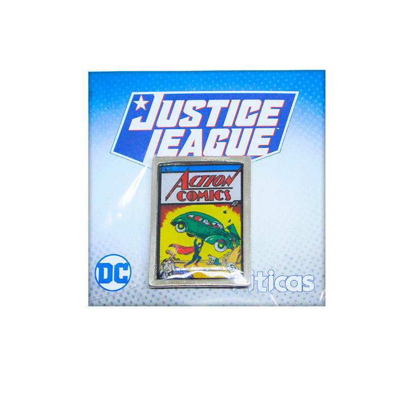 Pin Boton Piticas Super Homem Man Action Comics
