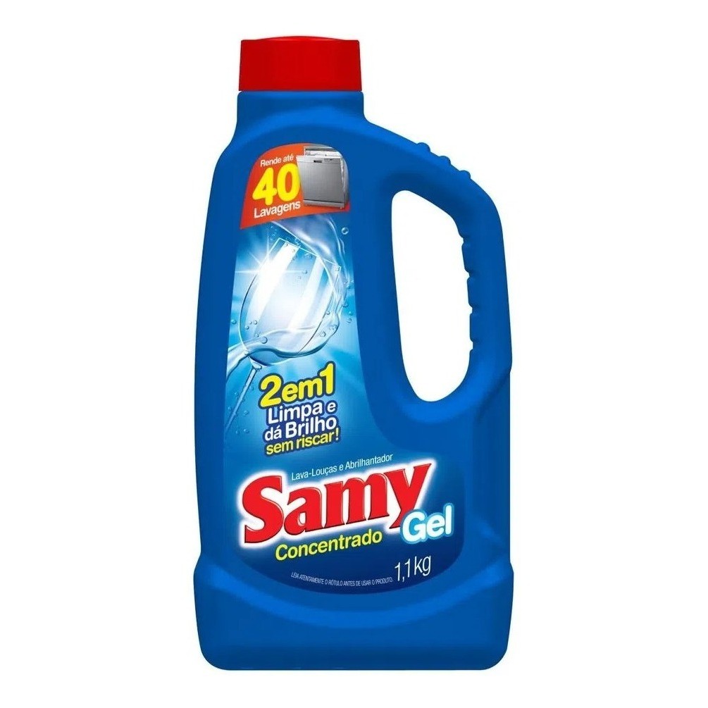 Lava Louças em Gel Concentrado Samy 1,1Kg