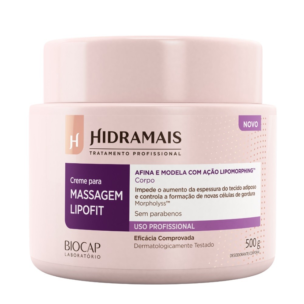 Creme Para Massagem Lipofit 500GR Hidramais
