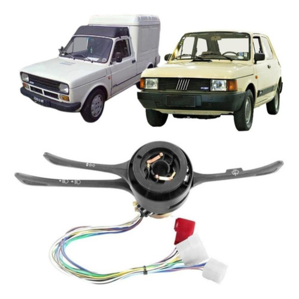 Chave de Seta / Limpador / Farol Completa para Fiat 147 / Oggi / Spazio / Fiorino - 1983/... em Oferta na Shopee