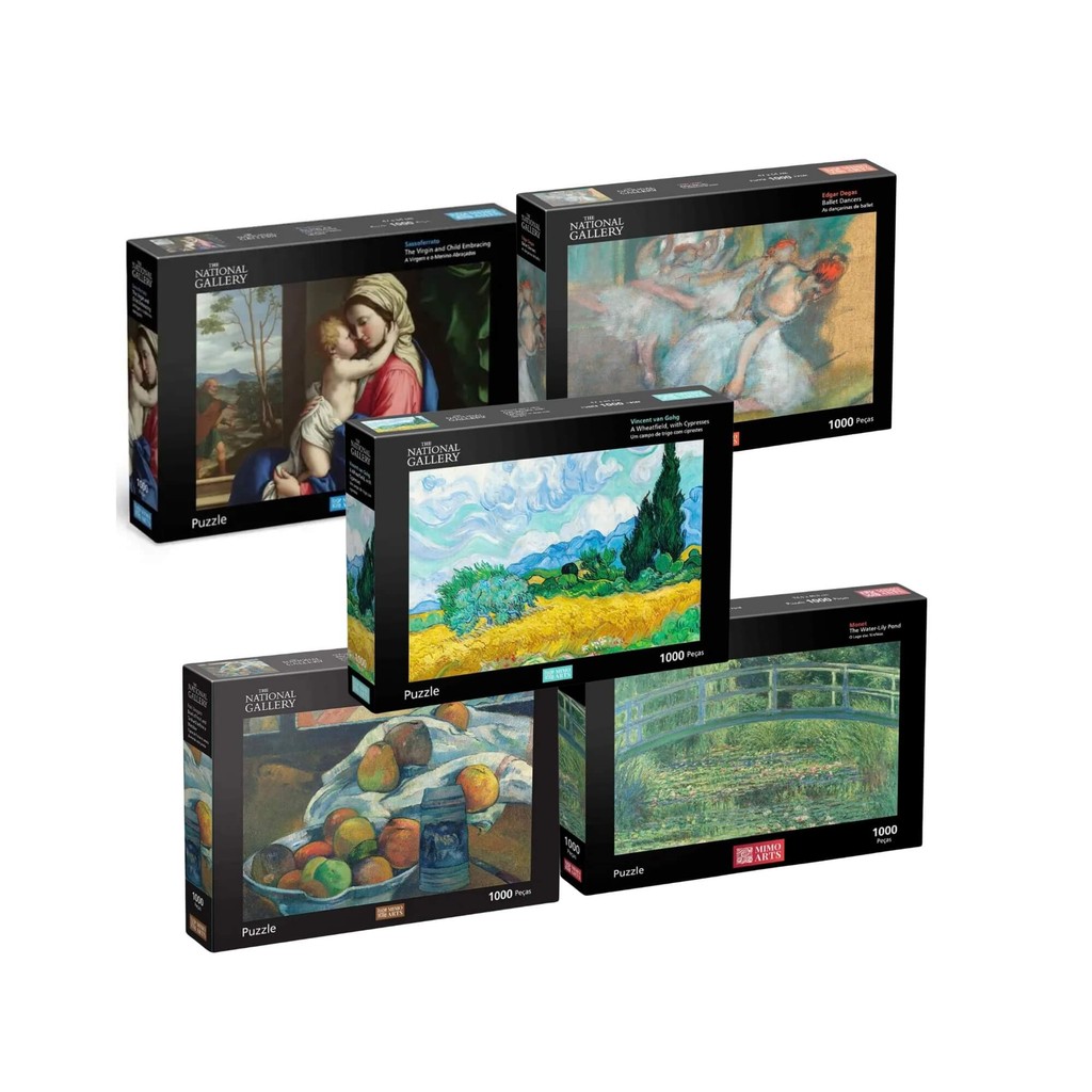 Quebra Cabeça Puzzle Unitário 1.000 Peças Obras de Arte The National Gallery Mimo Toys Colecionável em Oferta na Shopee