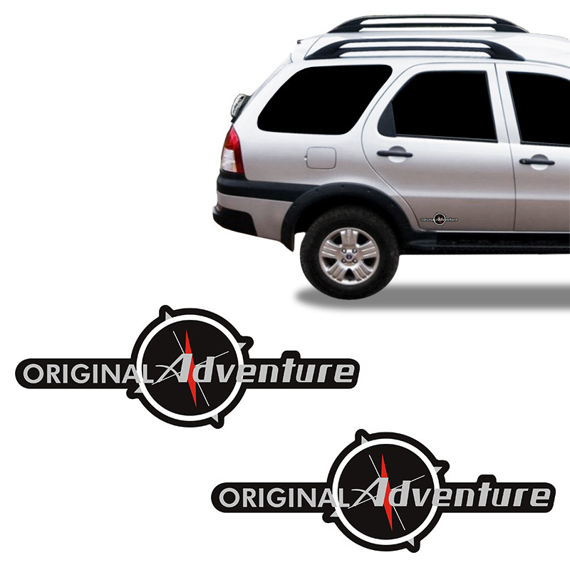 Adesivos Original Adventure Palio Weekend 2008 Emblema Porta em Oferta na Shopee