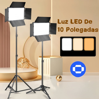Lluminação Painel Bicolor Estúdio Led Para Fotografia Video Com Tripe 2 Metros  Fotografi…