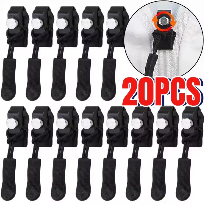 Kit De Reparo De Zíper Universal , Instalação Sem Ferramentas , Extrator Removível , 3 Tamanhos Diferentes , Substituiçã em Oferta na Shopee