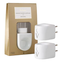 Kit 2 Aromatizador Elétrico Porcelana Via Aroma