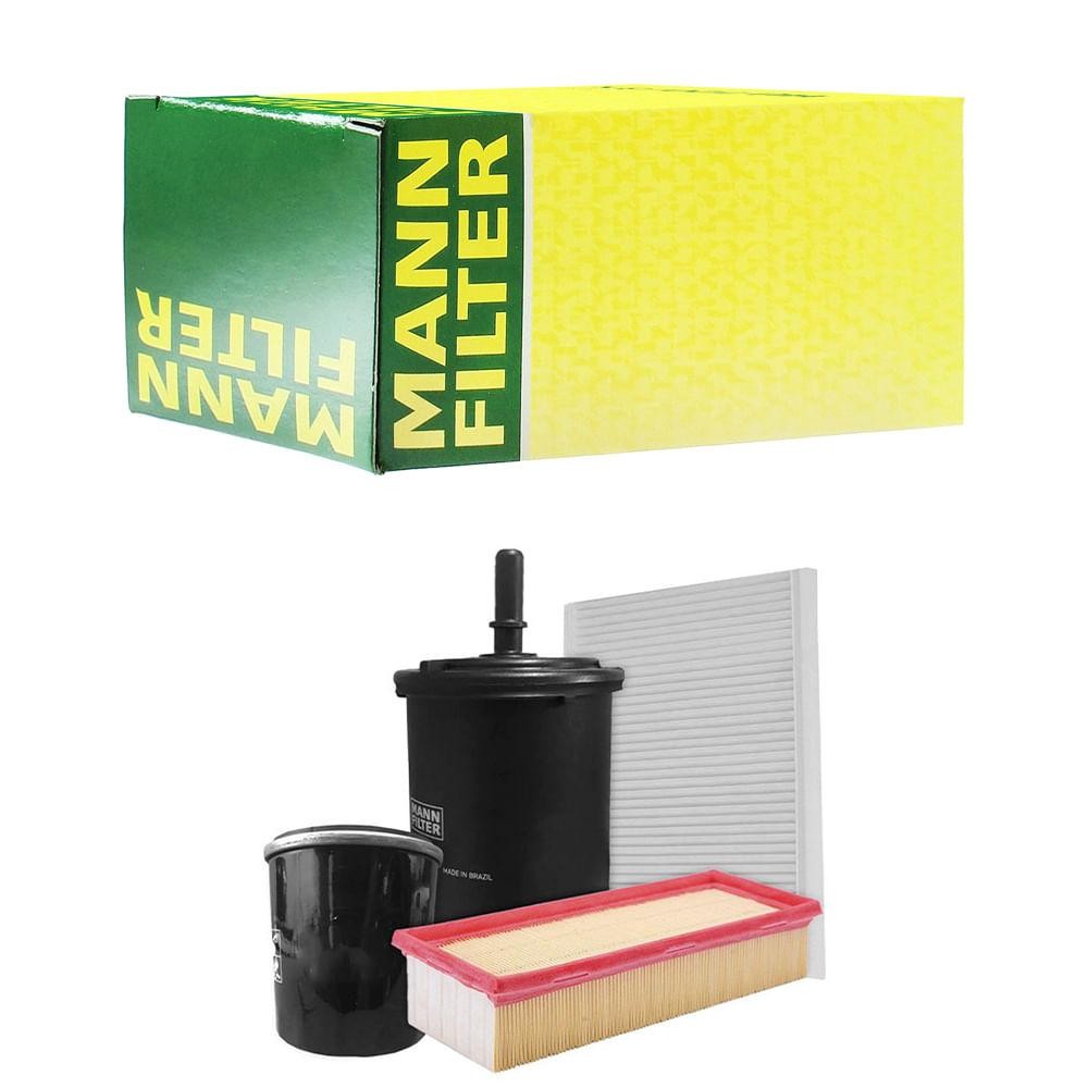 Kit Troca de Filtros Palio Strada Uno Flex MANN-FILTER