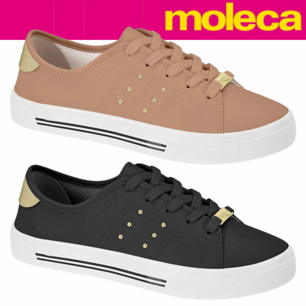 Tênis Feminino Moleca Napa Floather Classic Neo Casual Conforto em Oferta na Shopee
