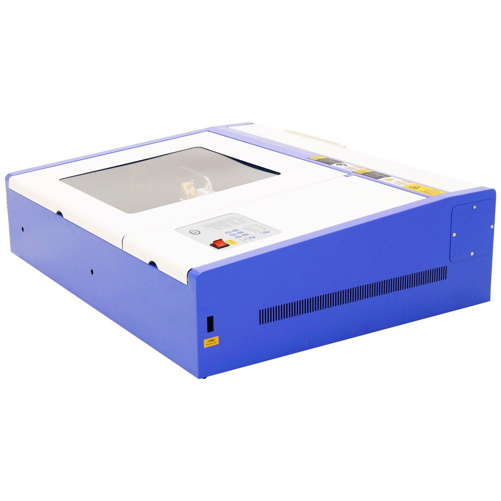 Máquina CNC Router Laser Corte e Gravação 40x40cm 60w Sensor Fluxo de Água 220v