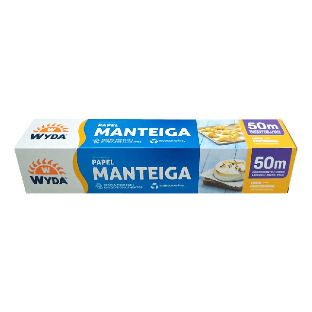 Leve 5un Rolo Papel Manteiga Wyda Forno 50x29 Promoção 5und