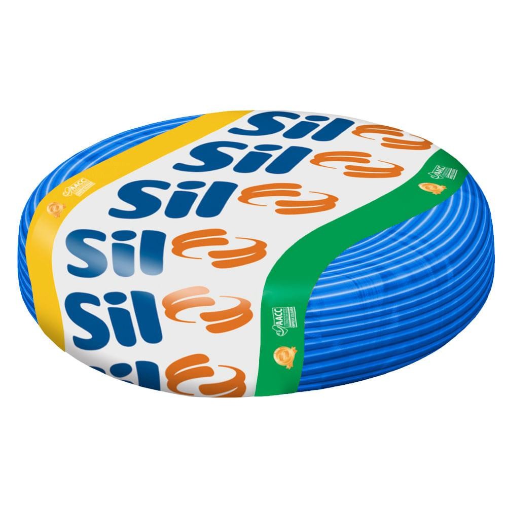 Rolo 100 Metros Cabo Flexivel Sil 750v 10mm Azul