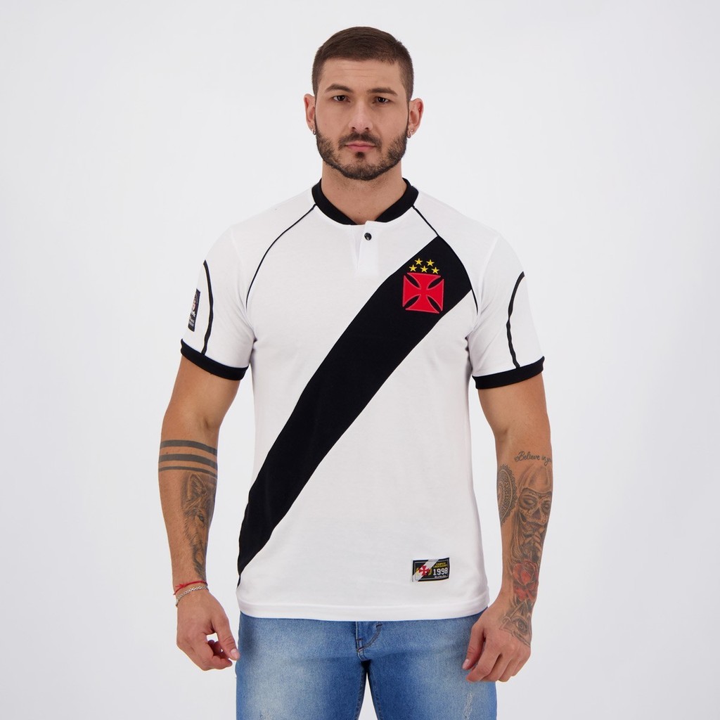 Camisa Vasco da Gama Libertadores 1998 em Oferta na Shopee