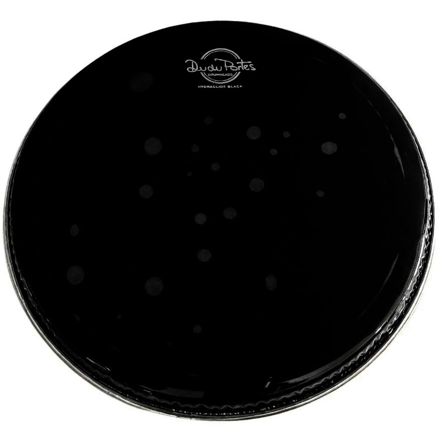 Pele 16 pol dupla hidráulica preta Dudu Portes Hydraglide Black surdo zabumba