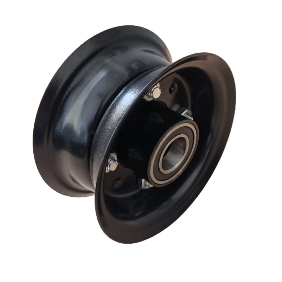 Roda 3.50-4 Aro 4 C/ Rolamento Resistente Bi Partida 7/8