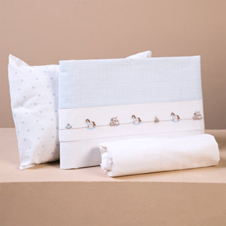 Jogo Lençol Berço Americano Papi Cavalinho - 3 Peças em Oferta na Shopee