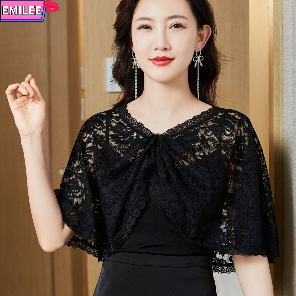 Xale De Noiva EMI , De Tule Preto E Branco , Envoltório Elegante Feminino em Oferta na Shopee