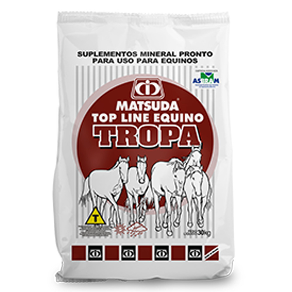 Suplemento Mineral Para Equídeos Top Line Equino Tropa Matsuda