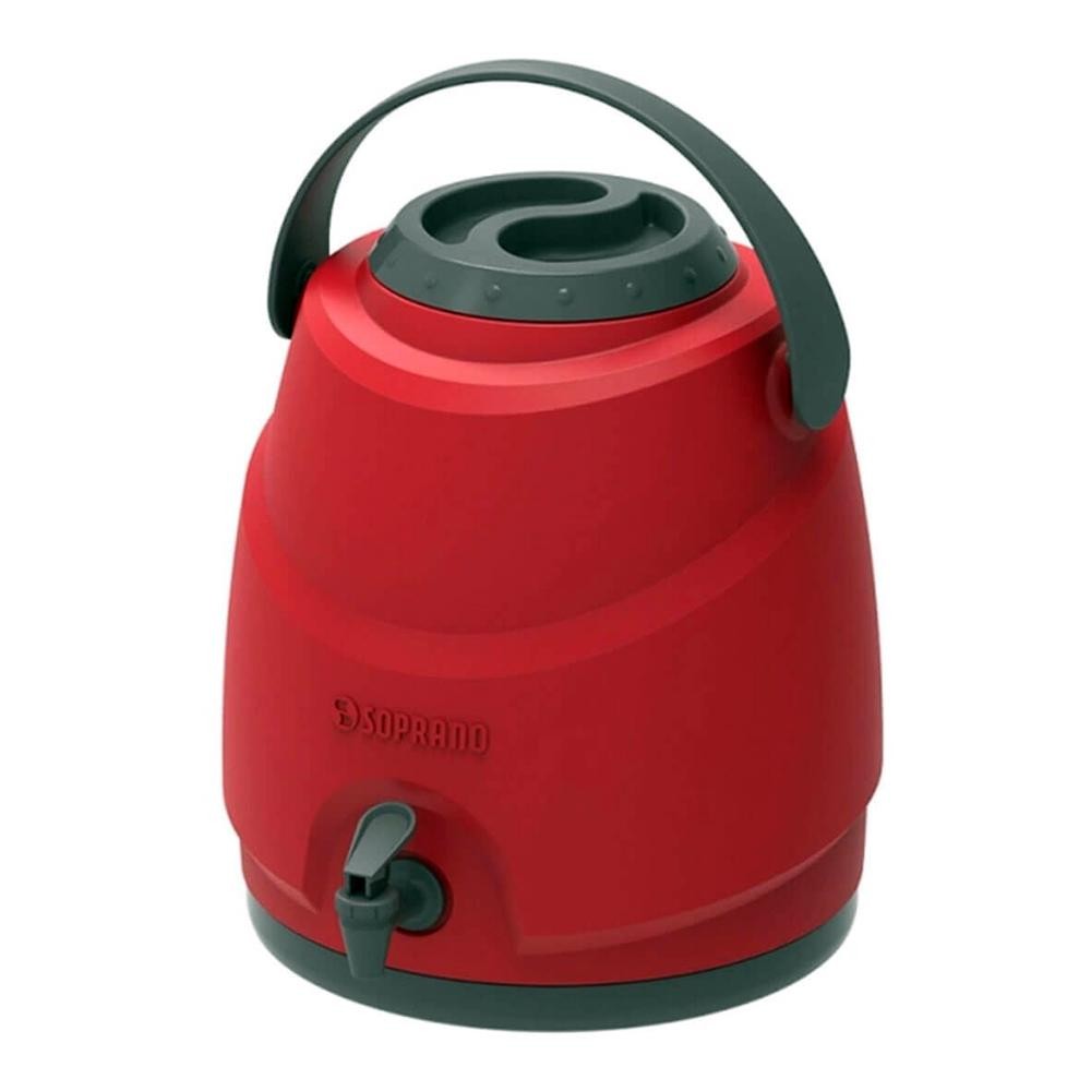 Garrafa Térmica Soprano Vermelha 12L em Oferta na Shopee
