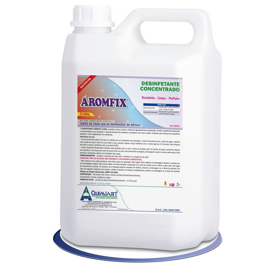 DESINFETANTE AROMFIX  FLORAL 5 LTS