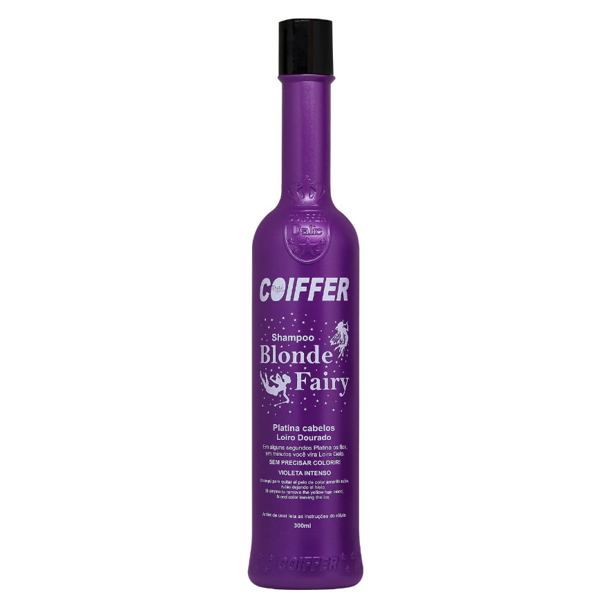 Shampoo Desamarelador Blonde Fairy Coiffer 300ml Shampoo Coiffer, Shampoo Roxo.