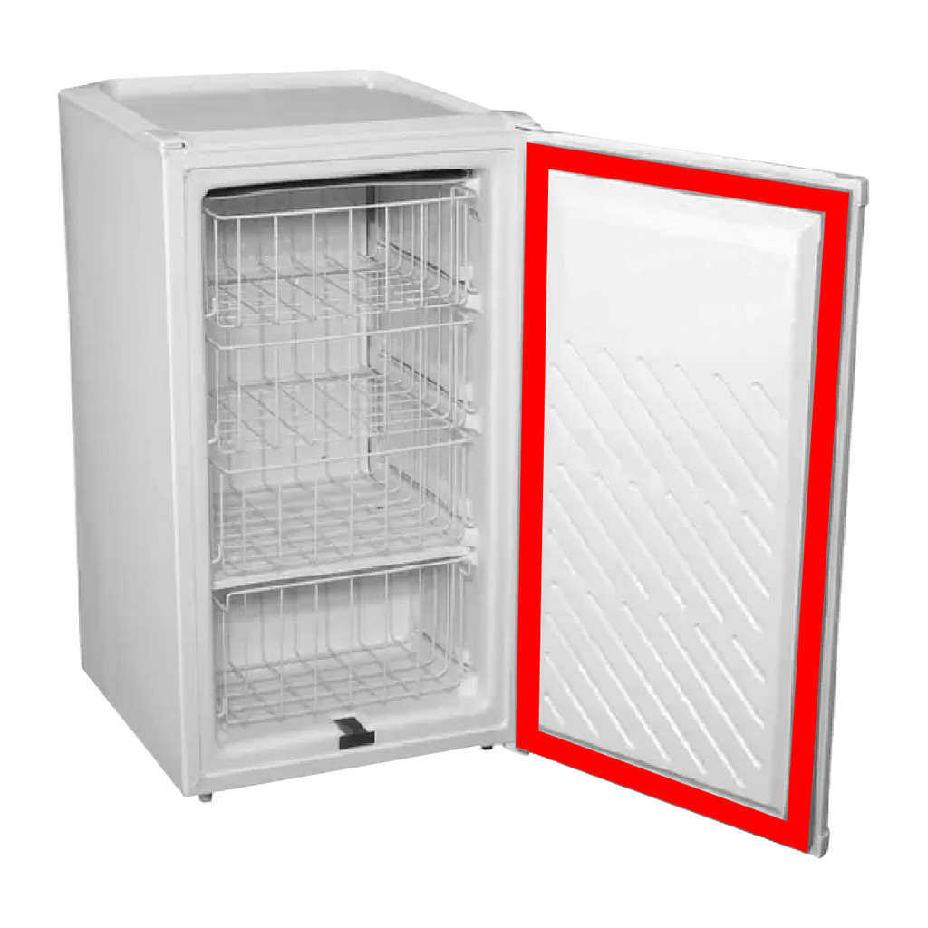 Borracha Gaxeta Porta Freezer Compacto Para Brastemp BVP10P