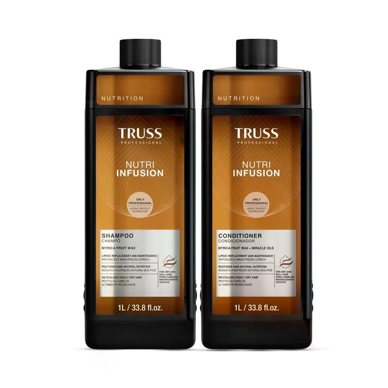 Kit Truss Nutri Infusion: Shampoo 1l + Condicionador 1l em Oferta na Shopee