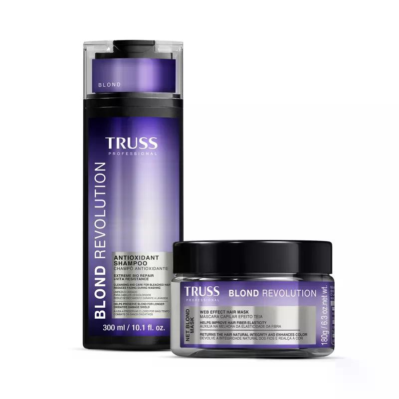 Kit Truss Blond Revolution: Shampoo 300ml + Máscara 180g
