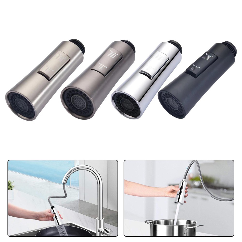 ⭐ Grandes Descontos Torneira Da Cozinha Pull Out Cabeça De Chuveiro Spray Água Sprinkler Misturador Aerador