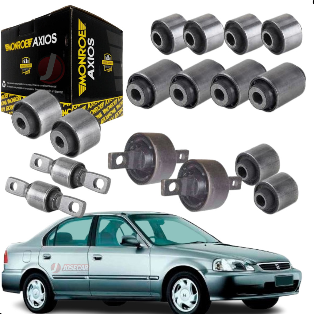 16 Buchas Civic Suspensão Traseira Axios 96 97 98 99 00 orig