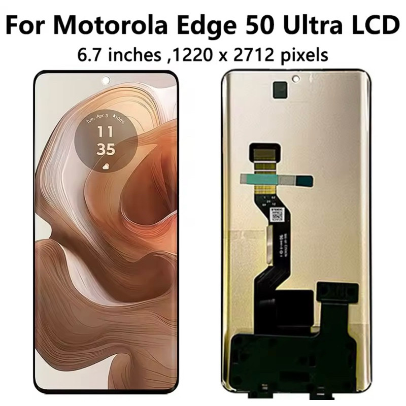Tela Lcd Original Para Motorola Edge 50 Ultra / X 50 Ultra Pronto Entrega + Pelí