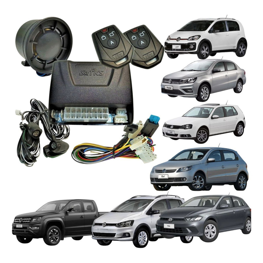 Alarme Automotivo Vw Volkswagen Voyage Gol G1 G5 G6 G7 G8-JETTA GOLF FOX Spacefox