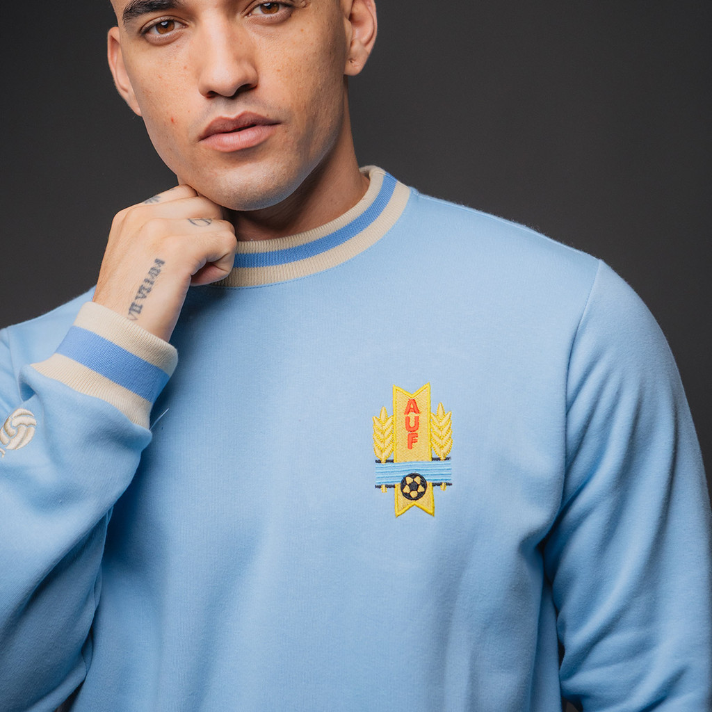 Moletom Uruguai Retrô Masculino Oficial em Oferta na Shopee