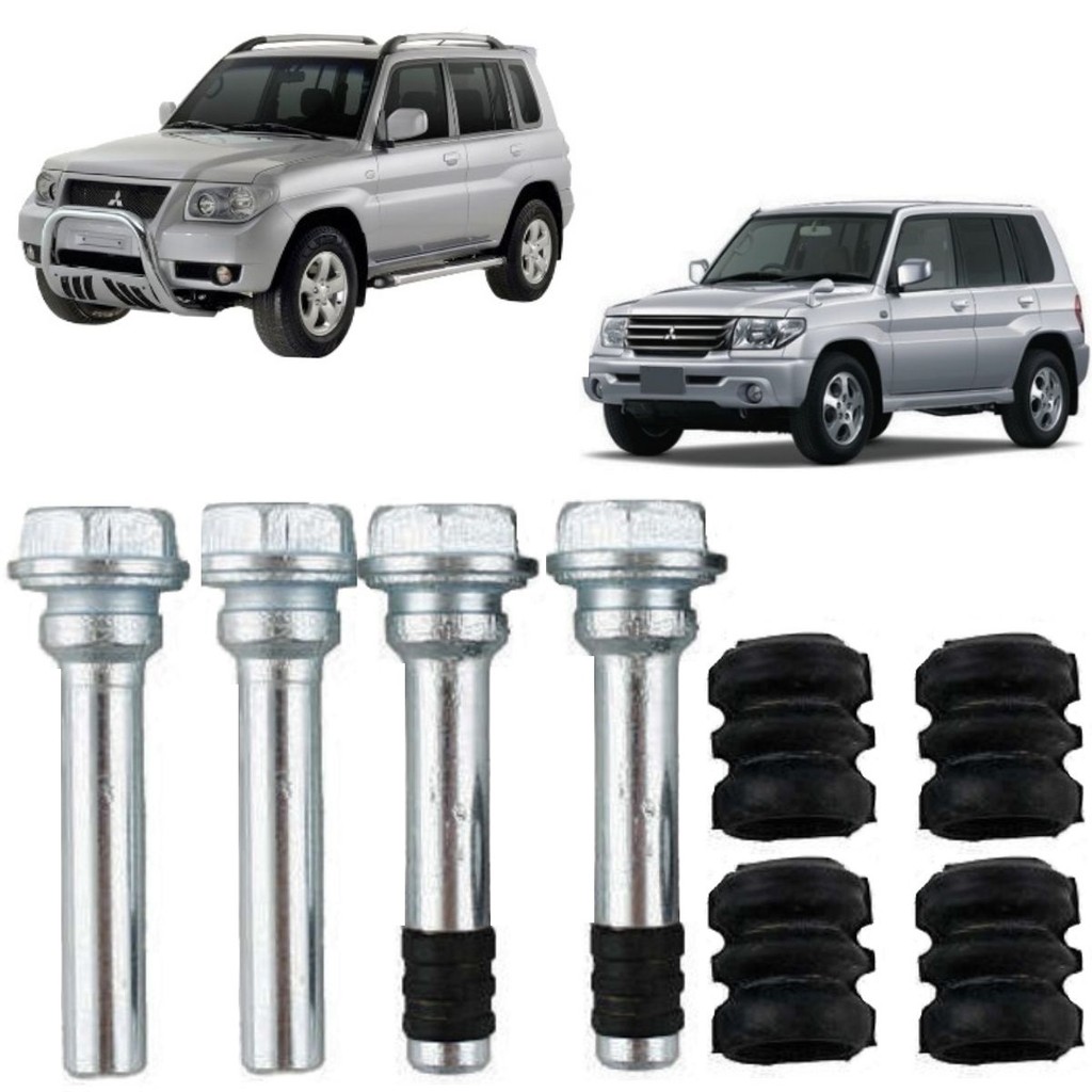 KIT 4 PARAFUSO PINO GUIA DA PINÇA FREIO DIANTEIRO PAJERO TR4 E IO 2.0 16V 2001 A 2015 (DOIS LADOS)