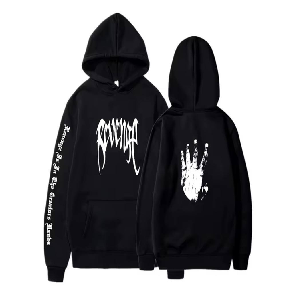 Blusa de Moletom Revenge Mãos Branca Streetwear  Premium Casaco Vintage Flanelado Quentinho Lançamento - Envio Imediato!