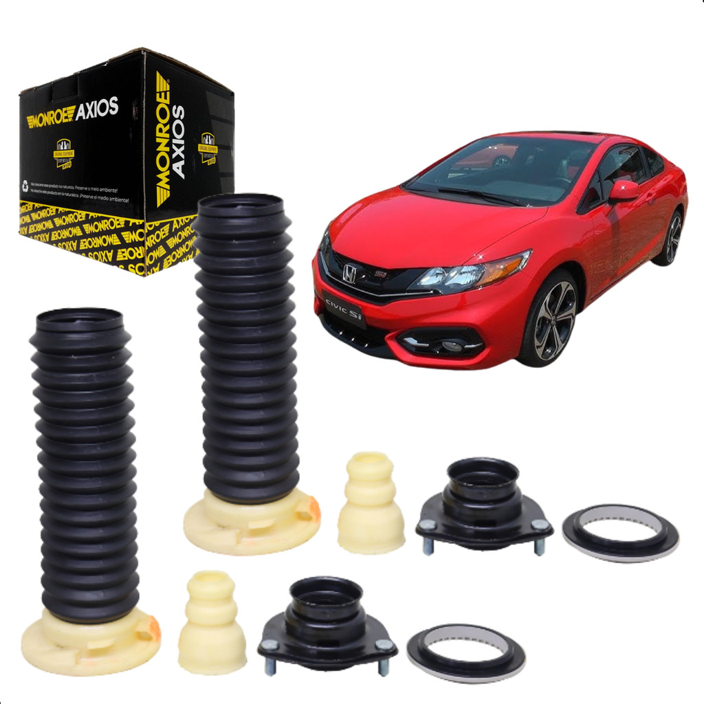Kit coxim Amortecedor Axios Civic G9 12 2013 2014 2015 2016