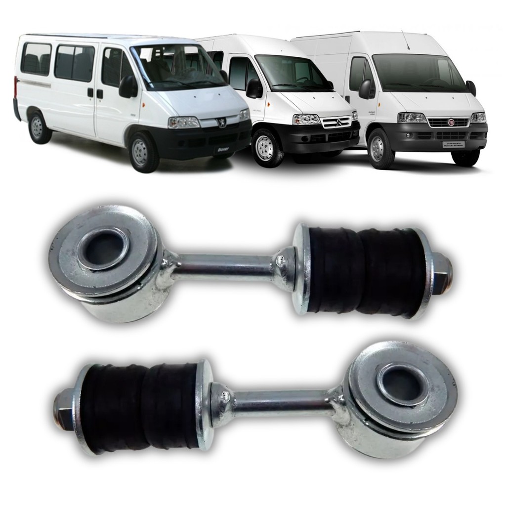 Par Bieleta Estabilizadora Dianteira Fiat Ducato Citroen Jumper Peugeot Boxer 2007 A 2017