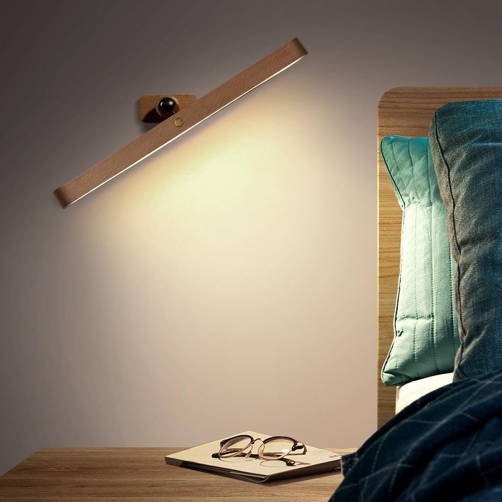 Luminaria De Cabeceira Com Sensor de Toque Portátil Recarregáve Lampada Magnético USB TYPE...